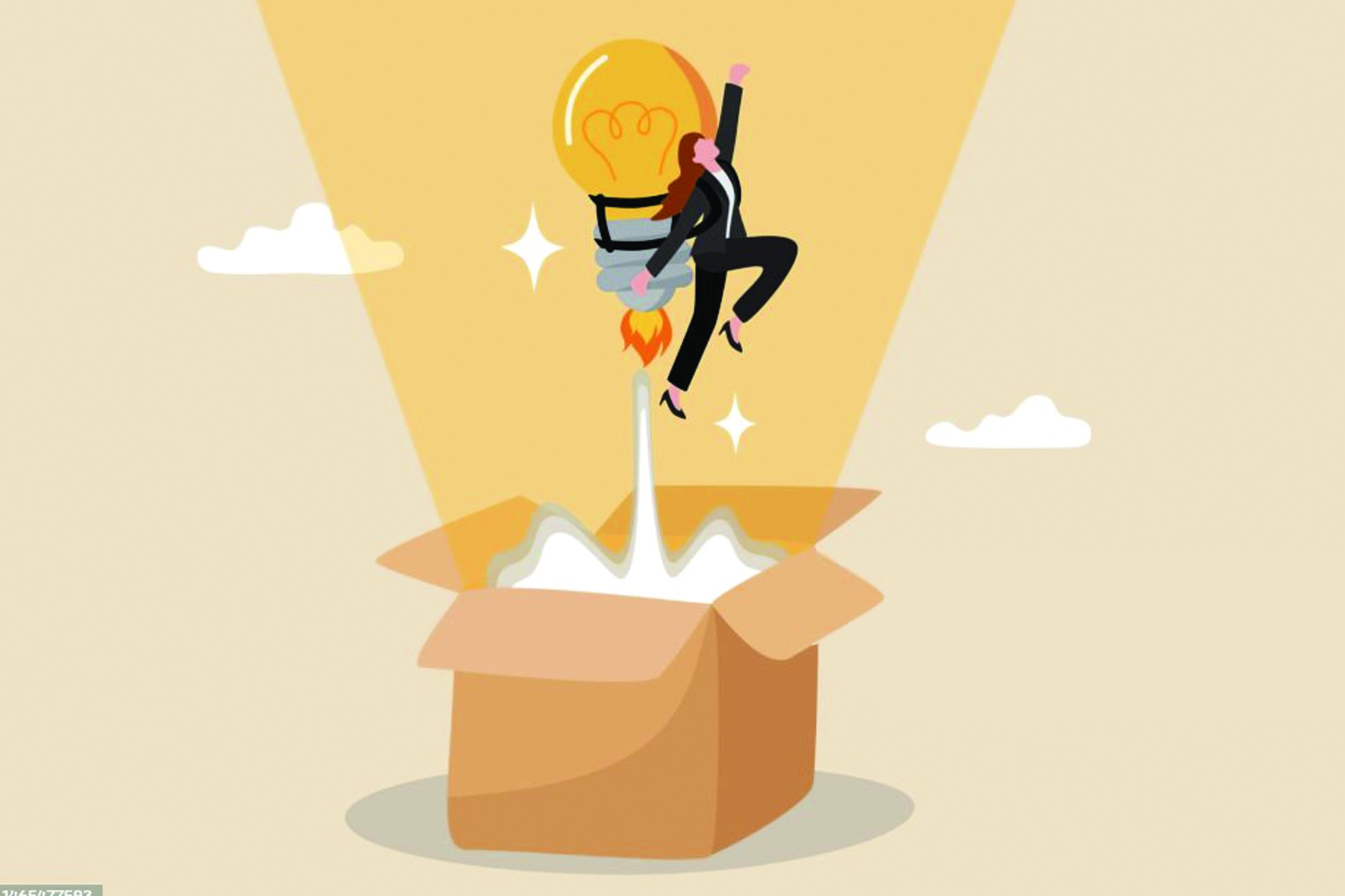 الذكاء الإبداعي /
  خارج الصندوق